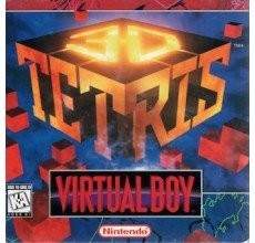 3-D Tetris Virtual Boy game cartridge - popular puzzle title