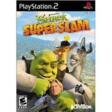 Shrek Superslam art work – video game for PlayStation 2