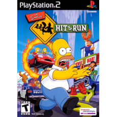 The Simpsons Hit and Run art work – video game for PlayStation 2