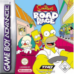 The Simpsons Road Rage art work – action game for Nintendo Game Boy Advance