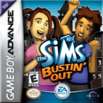The Sims Bustin Out art work – action game for Nintendo Game Boy Advance