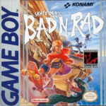 Skate or Die Bad n Rad Game Boy box art – classic retro game for GameBoy