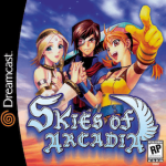 Skies of Arcadia art work for the sega DreamCast