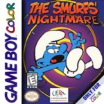 Smurfs Nightmare Game Boy Color box art – old GBC game trade in