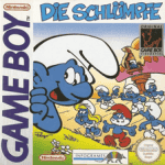 The Smurfs Game Boy box art – classic retro game for GameBoy
