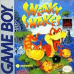 Sneaky Snakes Game Boy box art – classic retro game for GameBoy