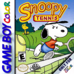 Snoopy Tennis Game Boy Color box art – old GBC game trade in