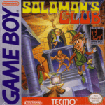 Solomon's Club Game Boy box art – classic retro game for GameBoy