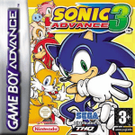 Sonic Advance 3 art work – high-speed platformer for Nintendo Game Boy Advance