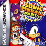 Sonic Pinball Party art work – sports game for Nintendo Game Boy Advance