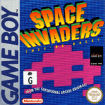 Space Invaders Game Boy box art – classic retro game for GameBoy
