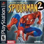 Spiderman 2 Enter Electro art work – video game for PS1