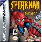 Spiderman Mysterio's Menace art work – action game for Nintendo Game Boy Advance