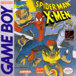 Spiderman and the X-Men: Arcade's Revenge Game Boy box art – classic retro game for GameBoy