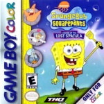 SpongeBob SquarePants Legend of the Lost Spatula Game Boy Color box art – old GBC game trade in