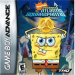 SpongeBob's Atlantis SquarePantis art work – licensed action game for Nintendo Game Boy Advance