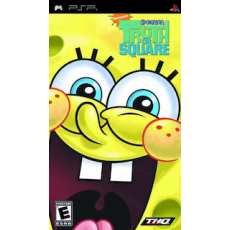 SpongeBob's Truth or Square art work – video game for PlayStation Portable