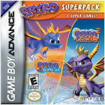 Spyro Superpack art work – 3D platformer for Nintendo Game Boy Advance