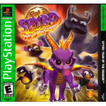 Spyro Year of the Dragon [Greatest Hits] art work – video game for PS1