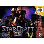 Starcraft 64 N64 box art – retro game for Nintendo 64