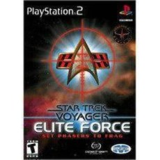 Star Trek Voyager Elite Force art work – video game for PlayStation 2