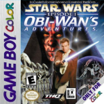 Star Wars Episode I: Obi-Wan's Adventures Game Boy Color box art – old GBC game trade in