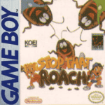 Stop that Roach Game Boy box art – classic retro game for GameBoy