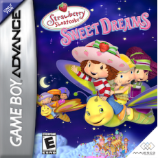 Strawberry Shortcake Sweet Dreams art work – action game for Nintendo Game Boy Advance