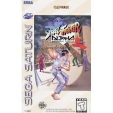 Street Fighter Alpha Warriors' Dreams Sega Saturn box art – fighting game for Sega Saturn