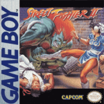 Street Fighter II Game Boy box art – classic retro game for GameBoy