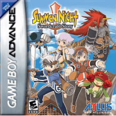 Summon Night Swordcraft Story art work – action game for Nintendo Game Boy Advance