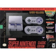 Super Nintendo Classic Edition mini console bundle with controllers and built-in games