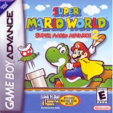 Super Mario World: Super Mario Advance 2 art work – platformer for Nintendo Game Boy Advance