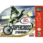 Supercross 2000 N64 box art – retro game for Nintendo 64