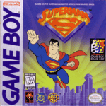 Superman Game Boy box art – classic retro game for GameBoy