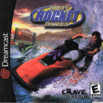 Surf Rocket Racer art work for the sega DreamCast