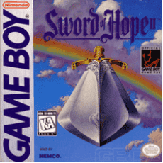 Sword of Hope II Game Boy box art – classic retro game for GameBoy