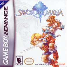 Sword of Mana art work – action game for Nintendo Game Boy Advance