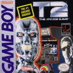 T2 The Arcade Game Game Boy box art – classic retro game for GameBoy