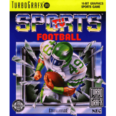 TV Sports Football TurboGrafx-16 game - retro game for console