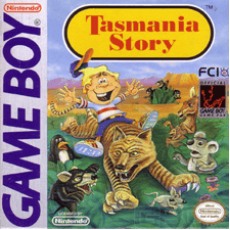 Tasmania Story Game Boy box art – classic retro game for GameBoy