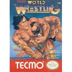 Tecmo World Wrestling NES box art – classic 8-bit game for Nintendo NES