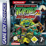 Teenage Mutant Ninja Turtles 2 Battle Nexus art work – action game for Nintendo Game Boy Advance