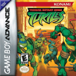 Teenage Mutant Ninja Turtles art work – action game for Nintendo Game Boy Advance