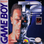 Terminator 2 Judgment Day Game Boy box art – classic retro game for GameBoy