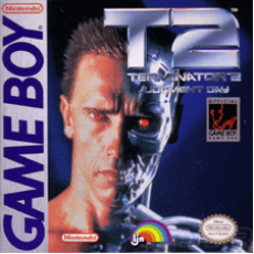 Terminator 2 Judgment Day Game Boy box art – classic retro game for GameBoy