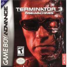 Terminator 3 Rise of the Machines art work – action game for Nintendo Game Boy Advance
