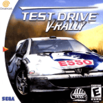Test Drive V-Rally art work for the sega DreamCast