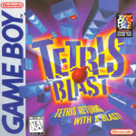 Tetris Blast Game Boy box art – classic retro game for GameBoy