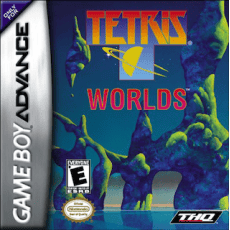 Tetris Worlds art work – action game for Nintendo Game Boy Advance